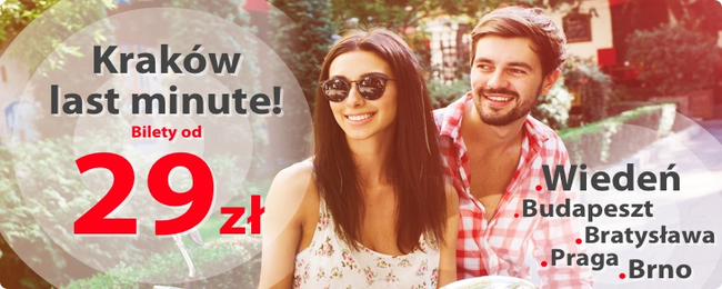 Wybierz się do Bratysławy, Brna, Budapesztu, Pragi lub Wiednia od 29 PLN w jedną stronę