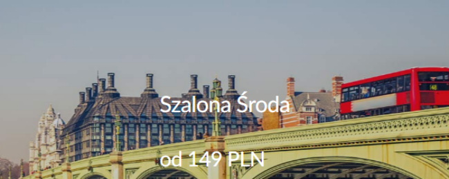 Szalona Środa LOT-u: Poznań od 149 PLN, Mediolan od 449 PLN, Londyn od 499 PLN