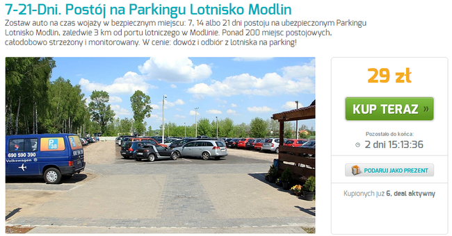 Parking Modlin