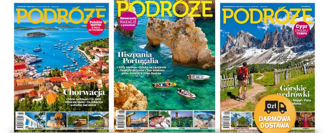 Kwartalna prenumerata „Podróży” za 15 PLN (dostawa w cenie)