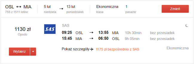 OSL - MIA