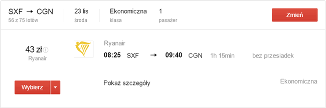 SXF - CGN