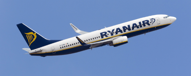 Promocja Ryanaira: 250 000 biletów od 39 PLN w jedną stronę!