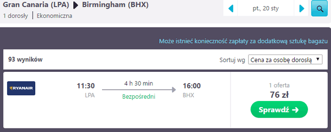 LPA - BHX