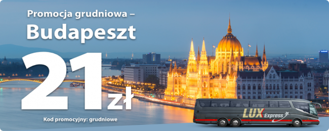 Tanie podróże! Boże Narodzenie w Budapeszcie z Krakowa od 42 PLN w dwie strony