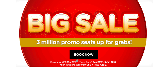 Wielka wyprzedaż w Air Asia: loty od 11 PLN