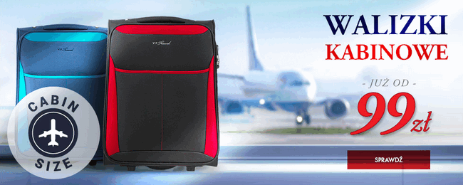 Walizki kabinowe dla Wizz Air i Ryanair już za 99 PLN!