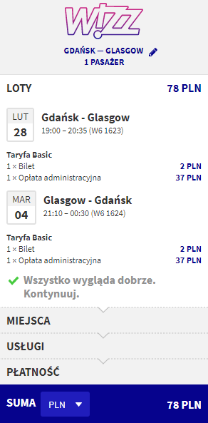rezerwacja lotów z Gdańska do Glasgow