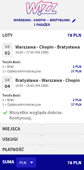 rezerwacja lotów do Bratysławy