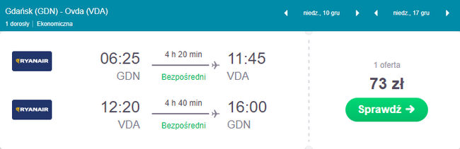 rezerwacja biletów z Gdańska do Izraela