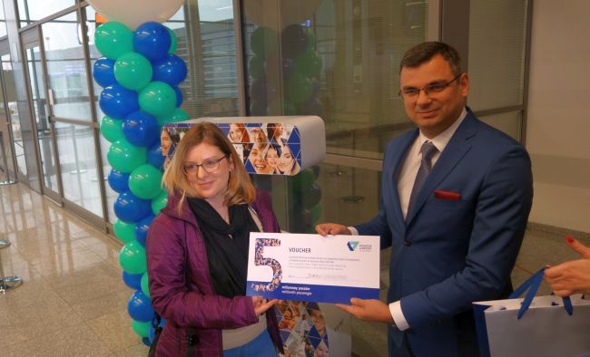 5-milionowa-pasazerka-w-Krakowie