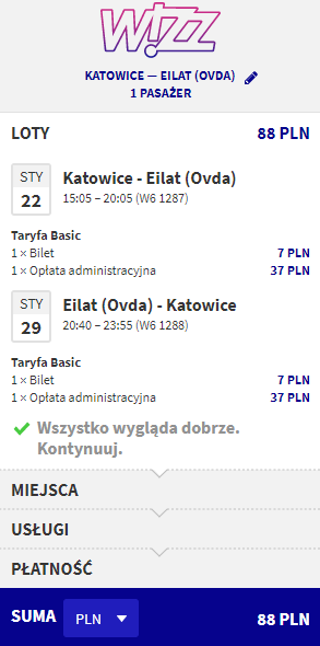 rezerwacja lotów z Katowic do Izraela