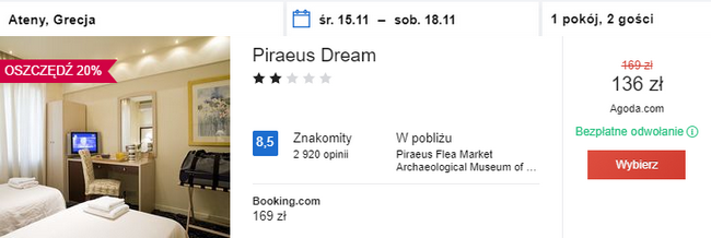 noclegi w Atenach