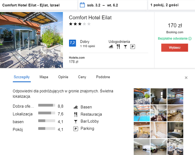 rezerwacja hotelu w Ejlat