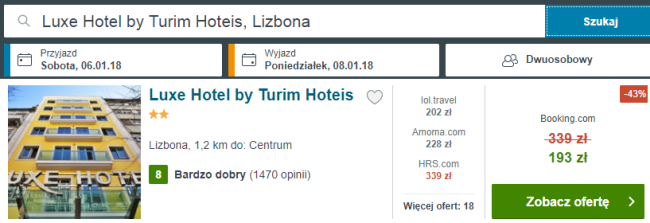 Lizbona hotel