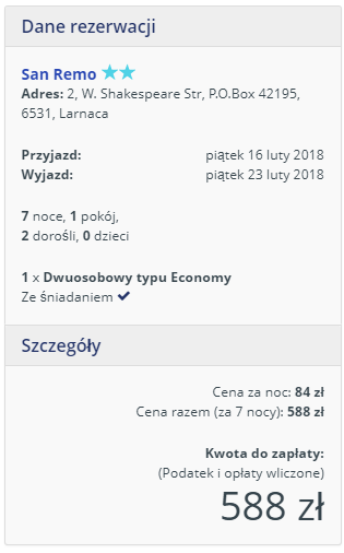 zakwaterowanie w larnace