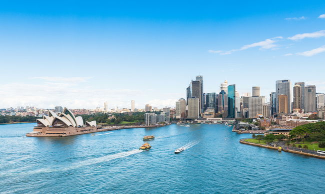 widok na operę w Sydney