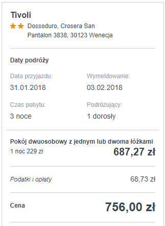 rezerwacja hotel tivoli