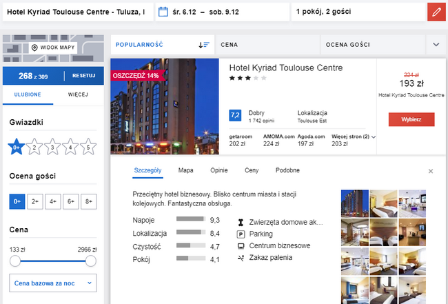 Hotel Kyriad Toulouse Centre