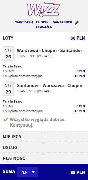 rezerwacja biletów do Santander