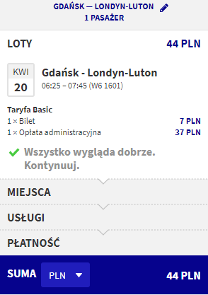 rezerwacja lotów z gdańska do londynu
