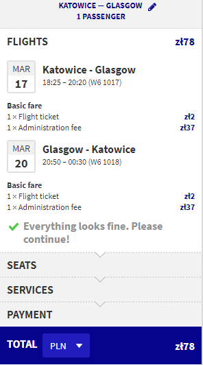 rezerwacja lotów z katowic do glasgow