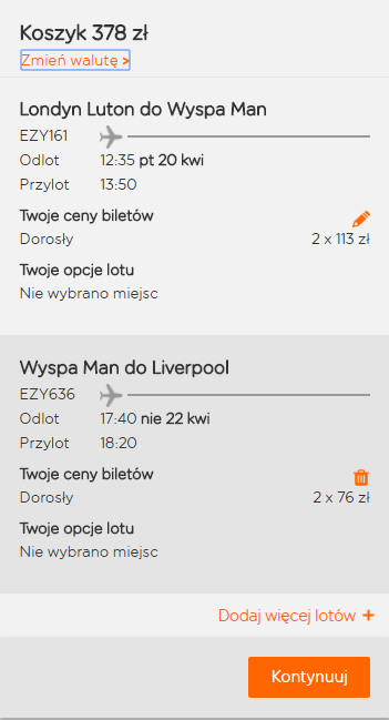 rezerwacja lotów na wyspę man