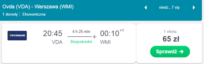 rezerwacja lotów z ejlatu do modlina