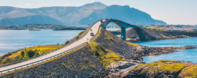 Weekend w Norwegii (Alesund) za 397 PLN (loty z Gdańska, noclegi oraz auto)