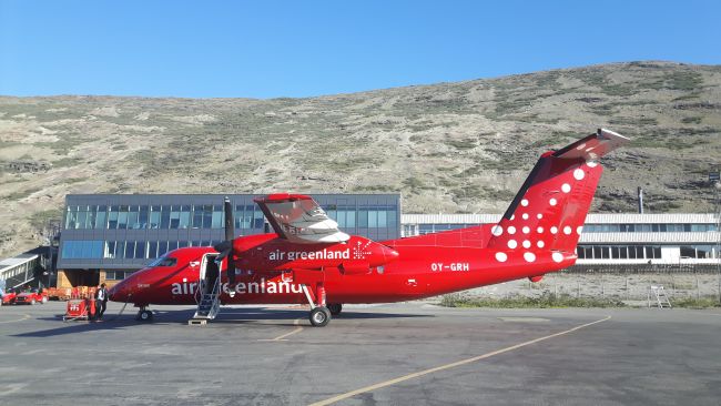 Air Greenland w Kangerlussuaq