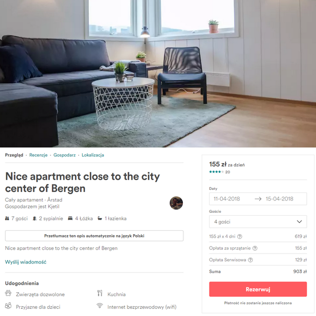 bergen airbnb apartament
