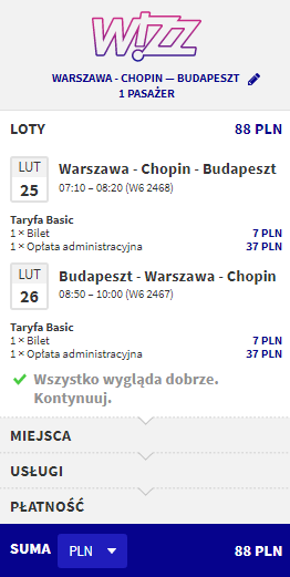 rezerwacja lotów do budapesztu