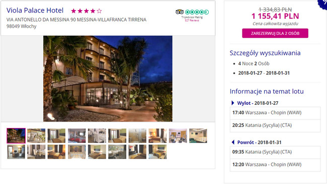 rezerwacja wczasów na Sycylii