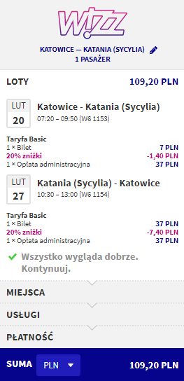 rezerwacja lotów na sycylię
