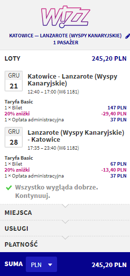 rezerwacja lotów na kanary