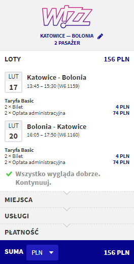 rezerwacja lotów do bolonii