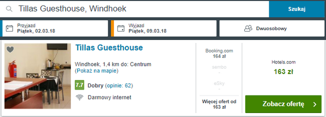 tillas guesthouse namibia