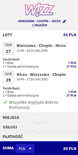 rezerwacja lotów do francji