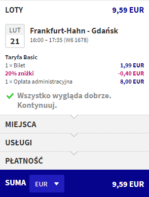 Gdańsk lot