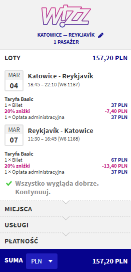 rezerwacja lotów na islandię