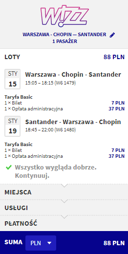rezerwacja lotów do hiszpanii