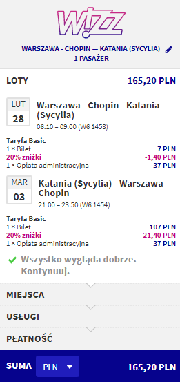 rezerwacja lotów na sycylie