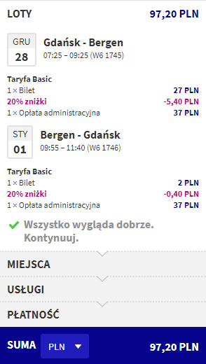 Bergen loty