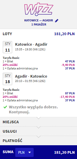 rezerwacja lotów do maroka