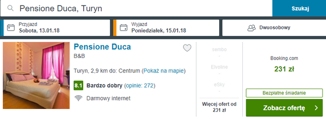 rezerwacja noclegów w Turynie