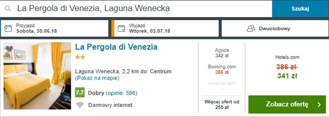 la pergola di venezia