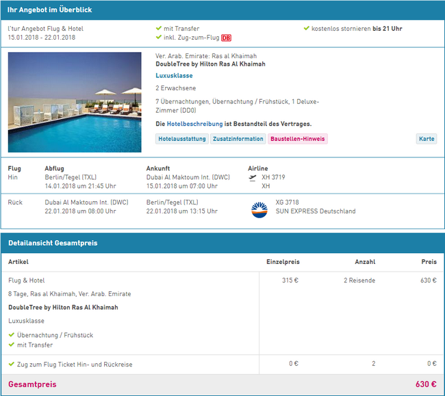 rezerwacja wczasów w ZEA