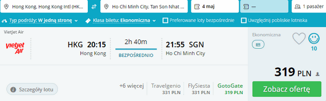 rezerwacja lotu do Wietnamu