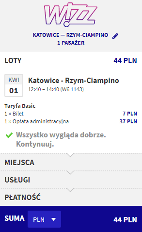 rezerwacja lotów do Rzymu