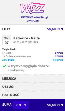 zarezerwuj lot na maltę